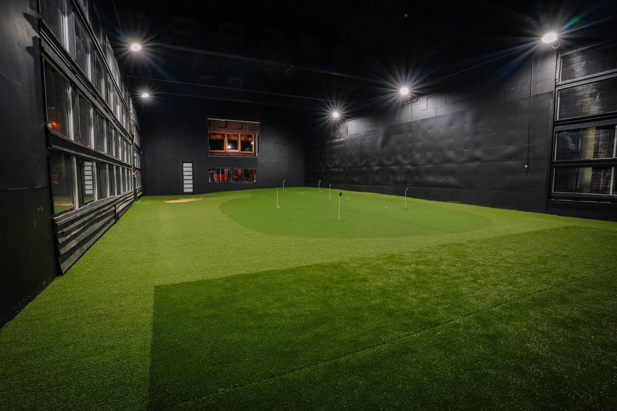 Play Ball Indoor Turf facility featuring professional indoor turf field